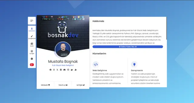 Kapsamlı CV & Portföy Yazılımı